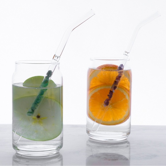 Reusable Glass Straws- Healing Crystals - Picture 3 of 6